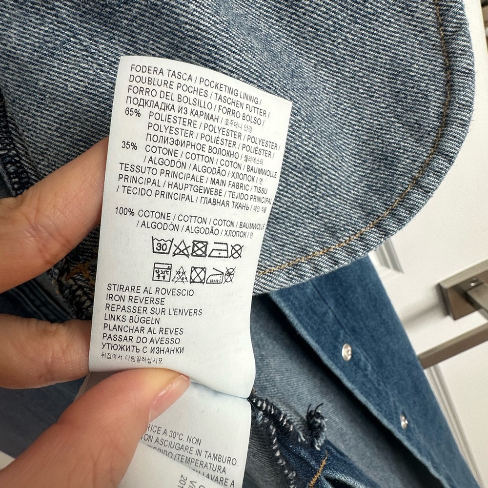 Golden Goose Blue Denim Long Sleeve Dress - Picture 12 of 15